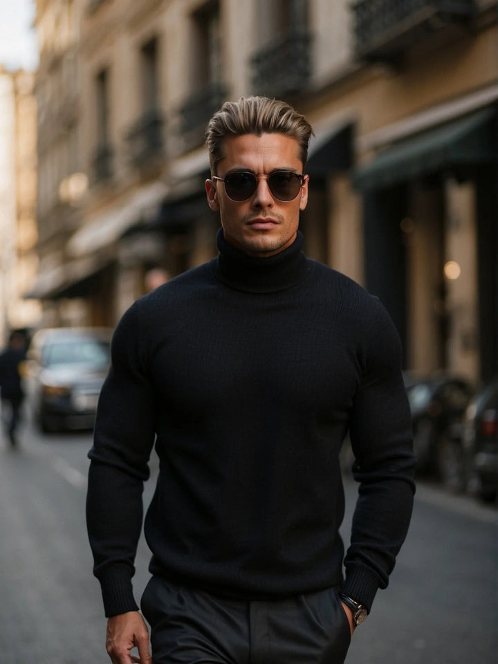 Benedikt™ | Men's Fine Knit Turtleneck Sweater