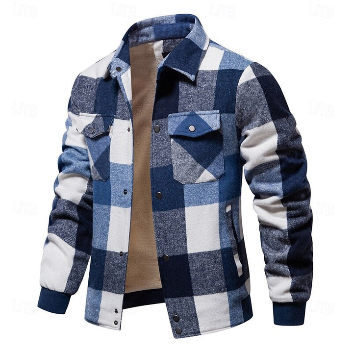 Crawford™ | Men's Lined Plaid Shirt Jacket