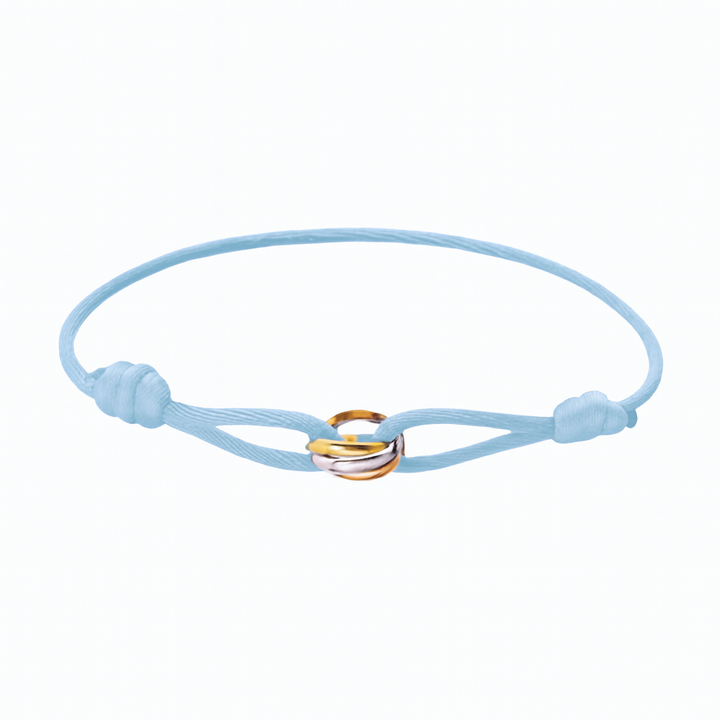 Trinity Tri-Tone Cord Bracelet