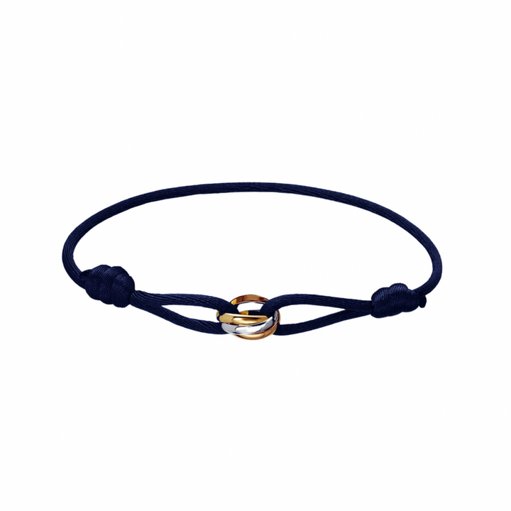 Trinity Tri-Tone Cord Bracelet