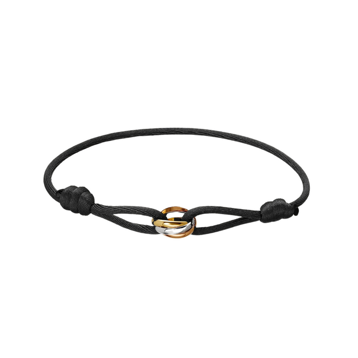 Trinity Tri-Tone Cord Bracelet