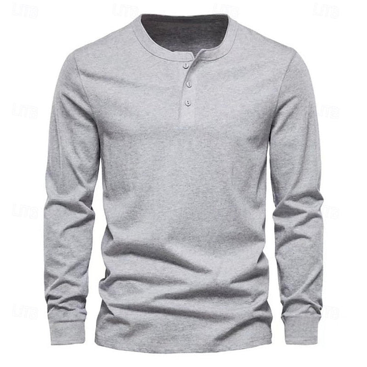 Beckett™ | Men's Classic Long Sleeve Henley Shirt