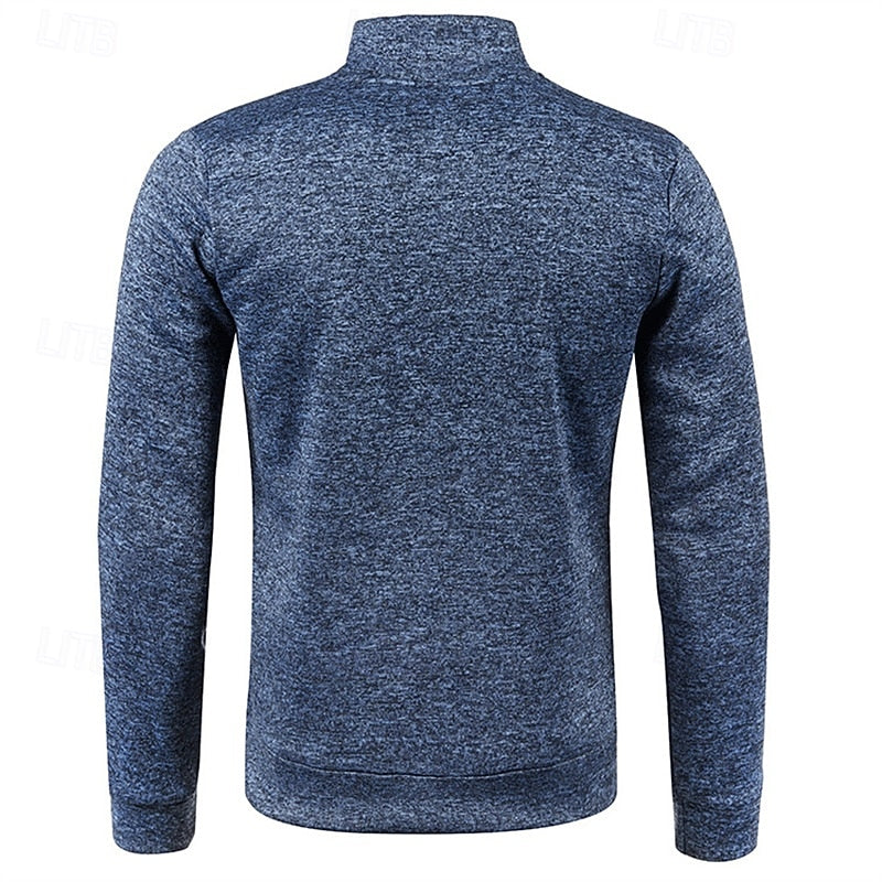 Percival™ | Men's Big and Tall Quarter Zip Pullover Sweater