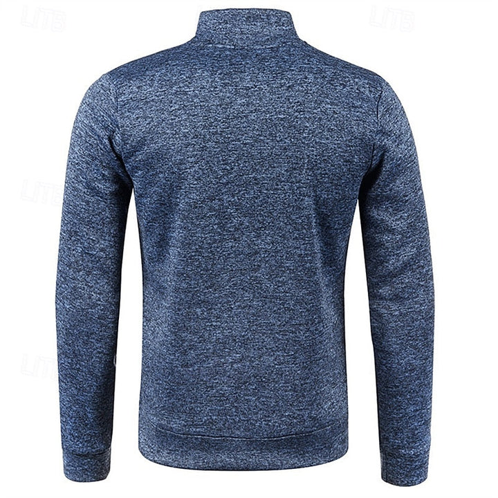 Percival™ | Men's Big and Tall Quarter Zip Pullover Sweater