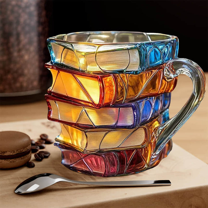 Unique Handmade 3D Gratitude Cup for Book Lovers