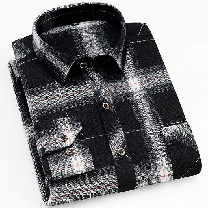 Desmond™ | Men's Classic Check Long Sleeve Shirt