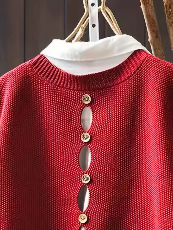 Idony™ | Women's Knit Sweater Vest and Shirt Two Piece Set