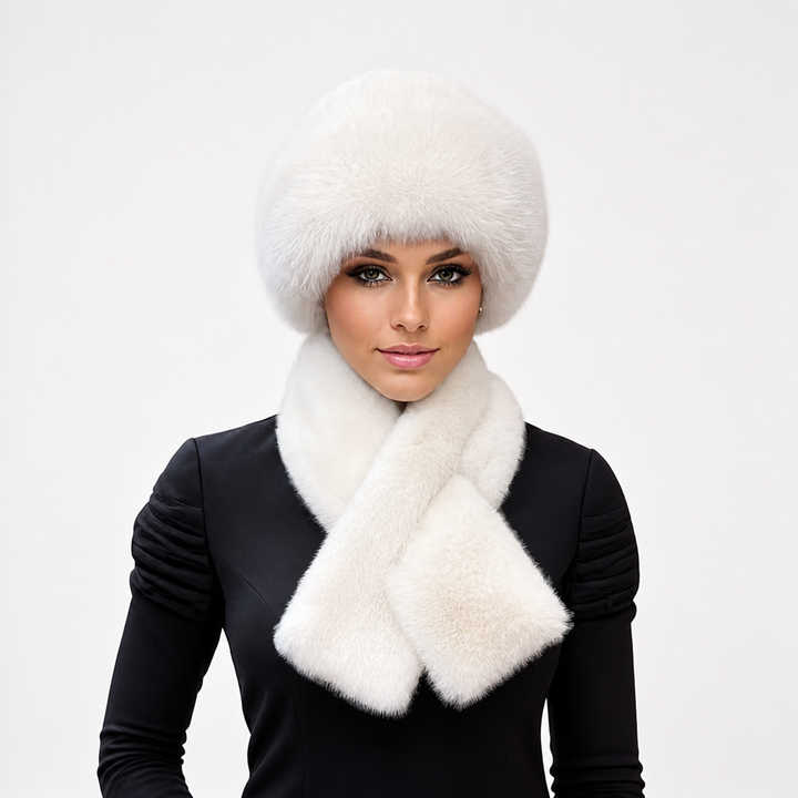 Suzanne™ | Women's Plush Winter Hat and Scarf Set