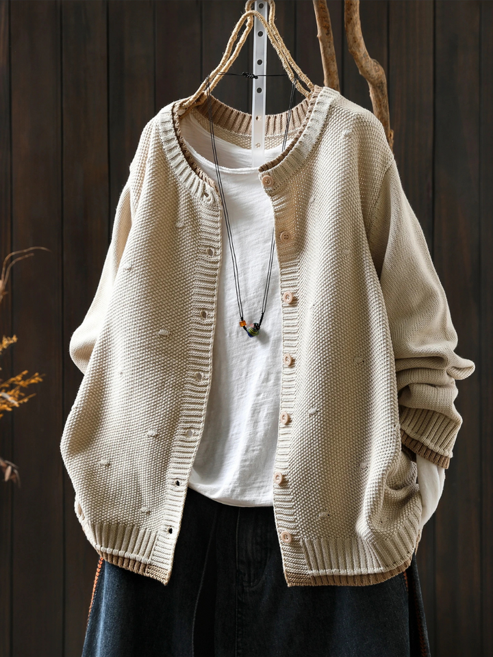 Marisole™ | Women's Oversized Chunky Knit Button Front Cardigan