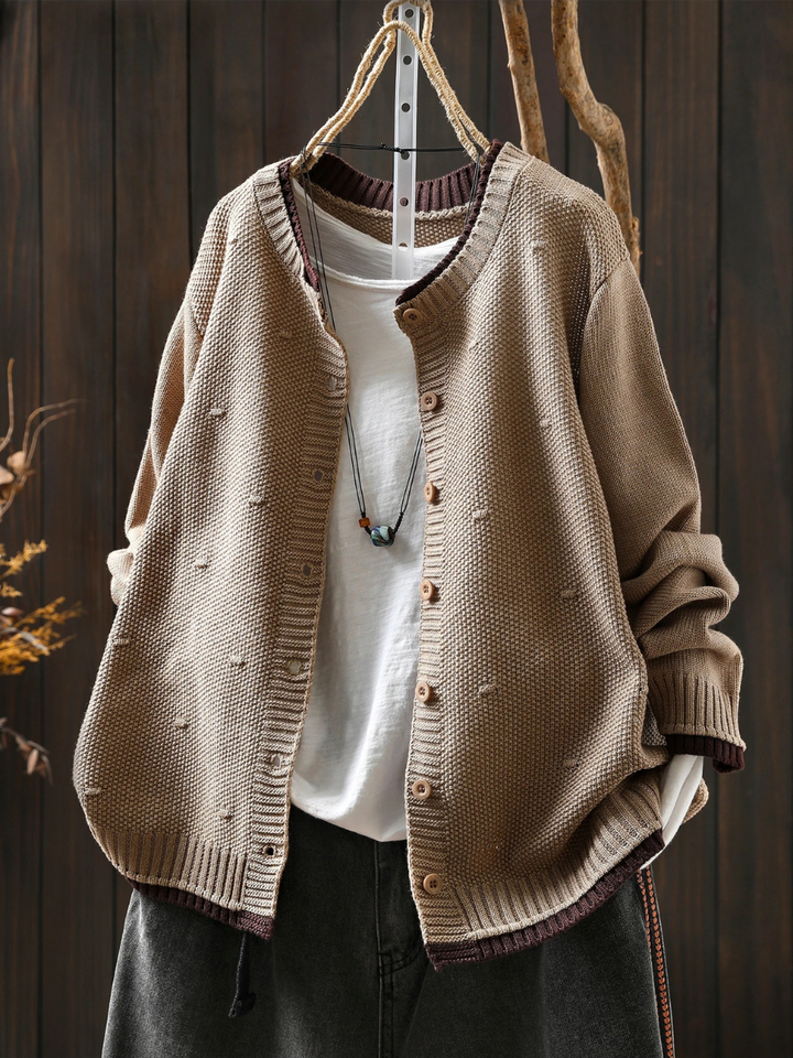 Marisole™ | Women's Oversized Chunky Knit Button Front Cardigan