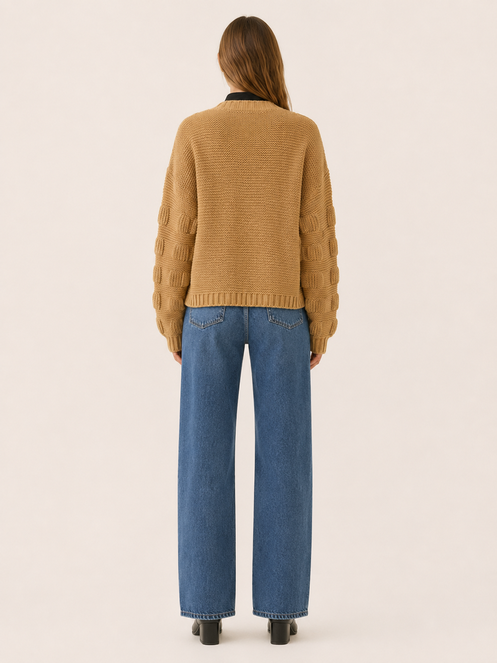 Vesper™ | Open-Front Cardigan with Ribbed Trim