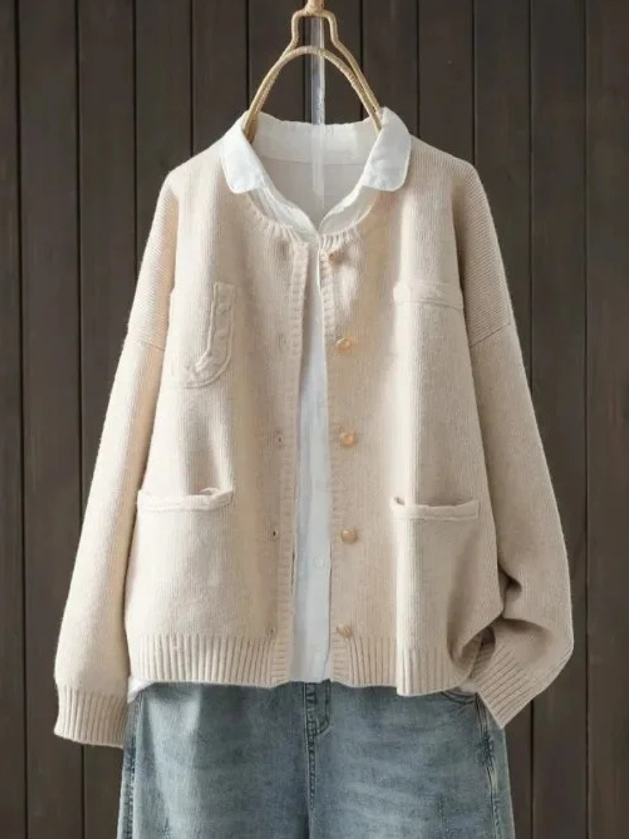 Ottoline™ | Women's Relaxed Fit Four Pocket Knit Cardigan