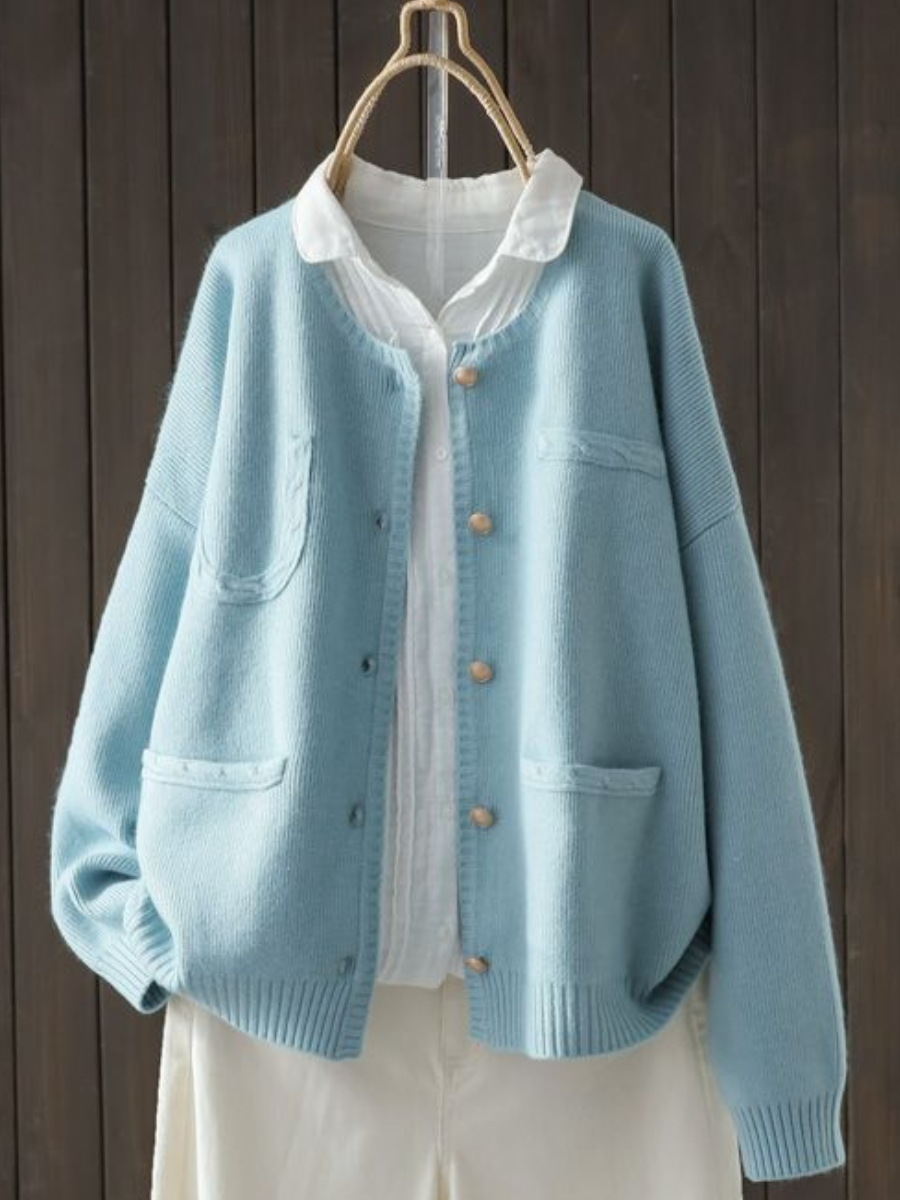 Ottoline™ | Women's Relaxed Fit Four Pocket Knit Cardigan