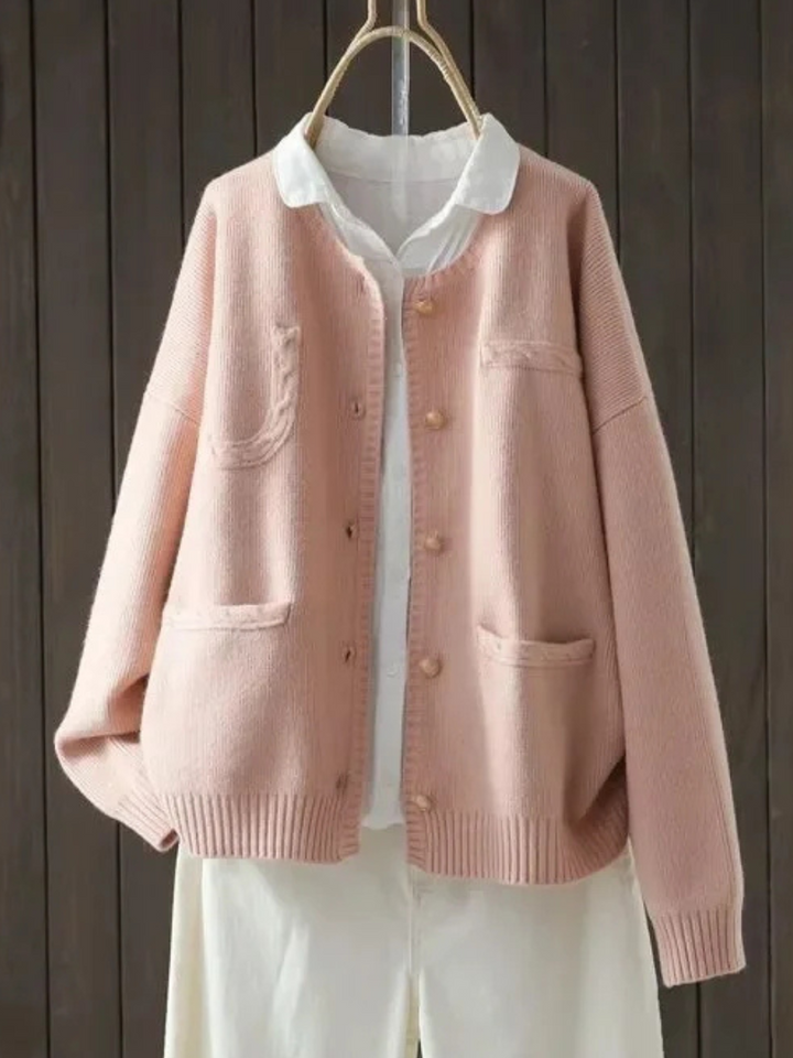 Ottoline™ | Women's Relaxed Fit Four Pocket Knit Cardigan
