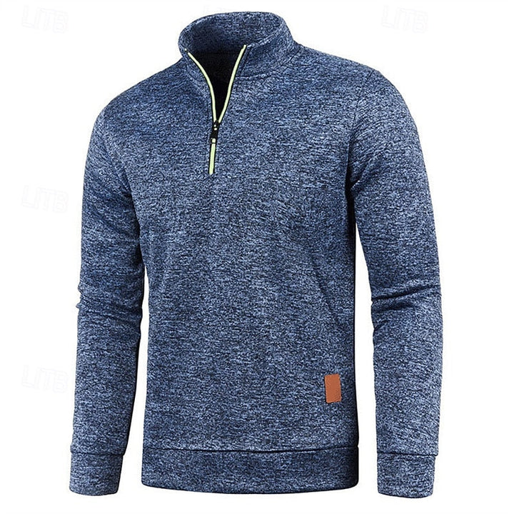 Percival™ | Men's Big and Tall Quarter Zip Pullover Sweater