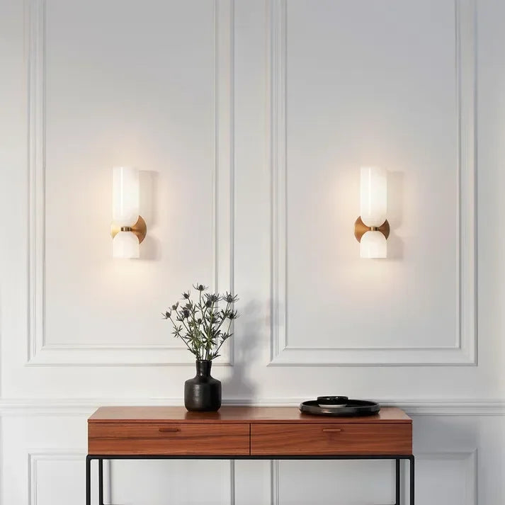 Modern Glass Wall Light — view 4