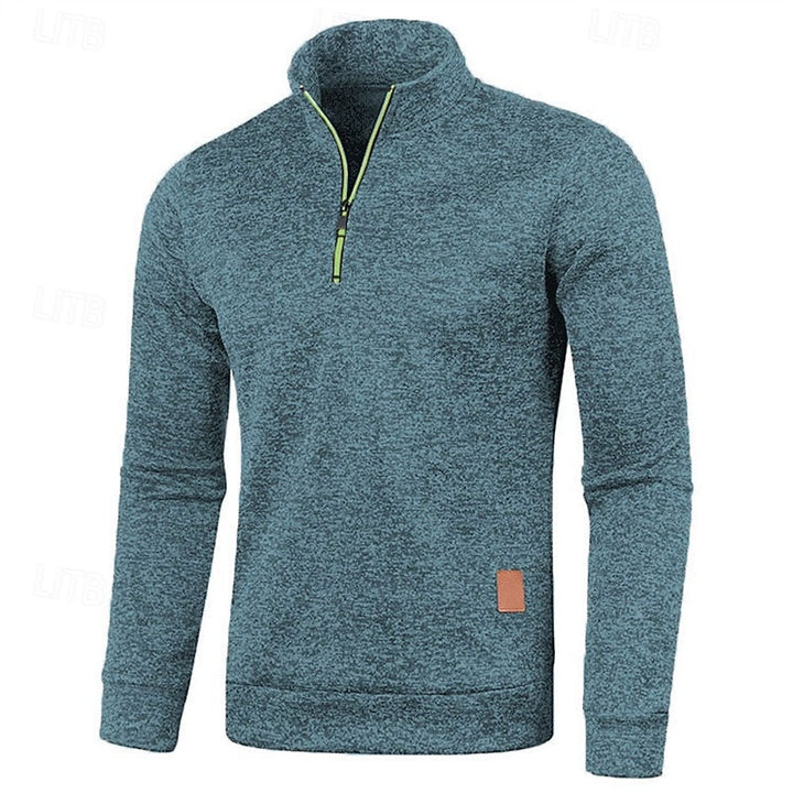Percival™ | Men's Big and Tall Quarter Zip Pullover Sweater