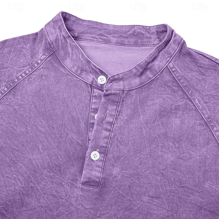 Channing™ | Men's Washed Raglan Henley Shirt