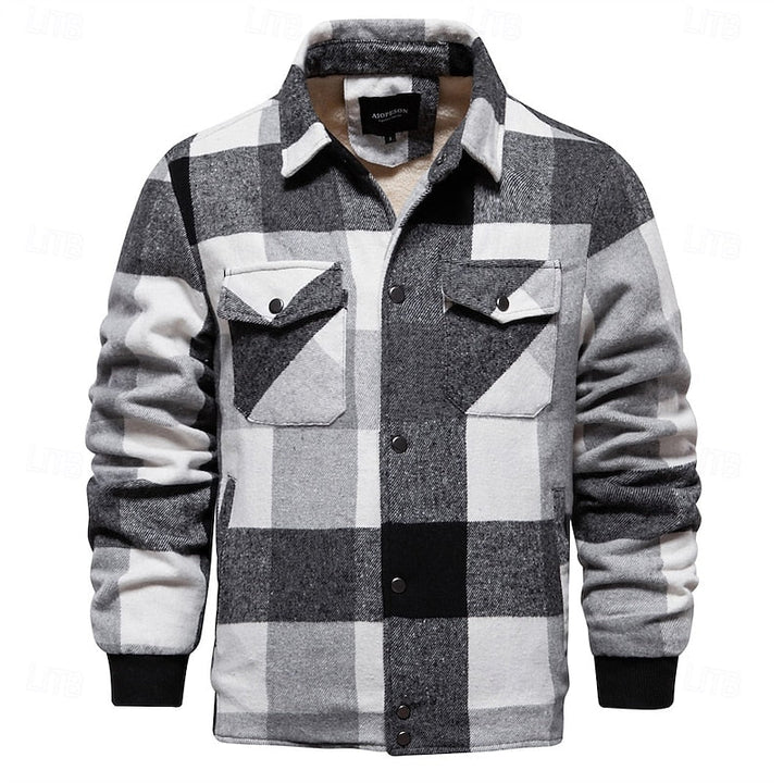 Crawford™ | Men's Lined Plaid Shirt Jacket