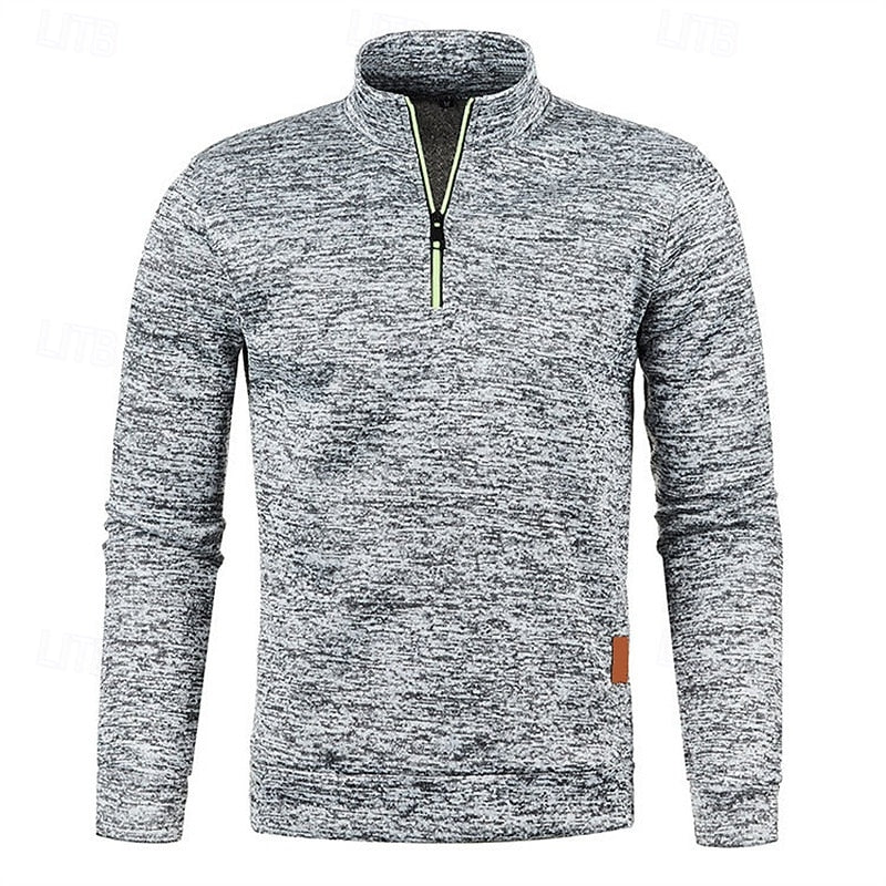 Percival™ | Men's Big and Tall Quarter Zip Pullover Sweater