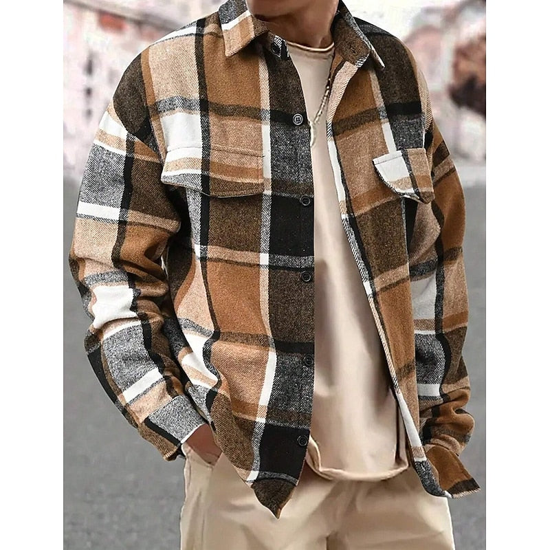 Hartley™ | Men's Plaid Button-Front Overshirt