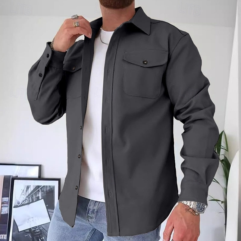 Garrick™ | Men's Utility Chest-Pocket Overshirt
