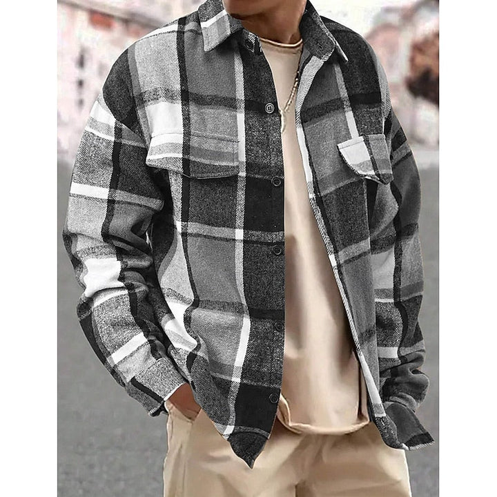 Hartley™ | Men's Plaid Button-Front Overshirt