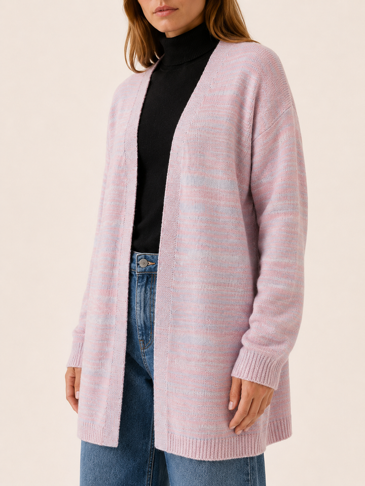 Zevira™ | Softly Striped Longline Cardigan