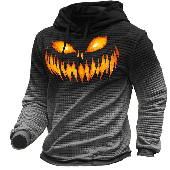 Corbin™ | Men's Halloween Jack O Lantern Graphic Hoodie