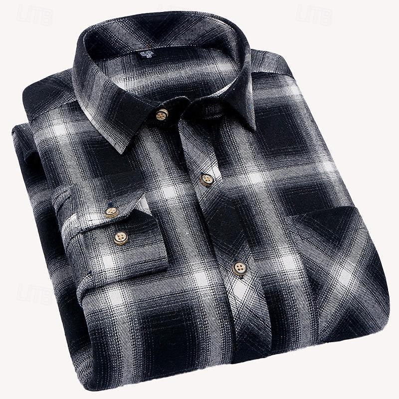 Halstead™ | Men's Classic Checked Button-Front Overshirt