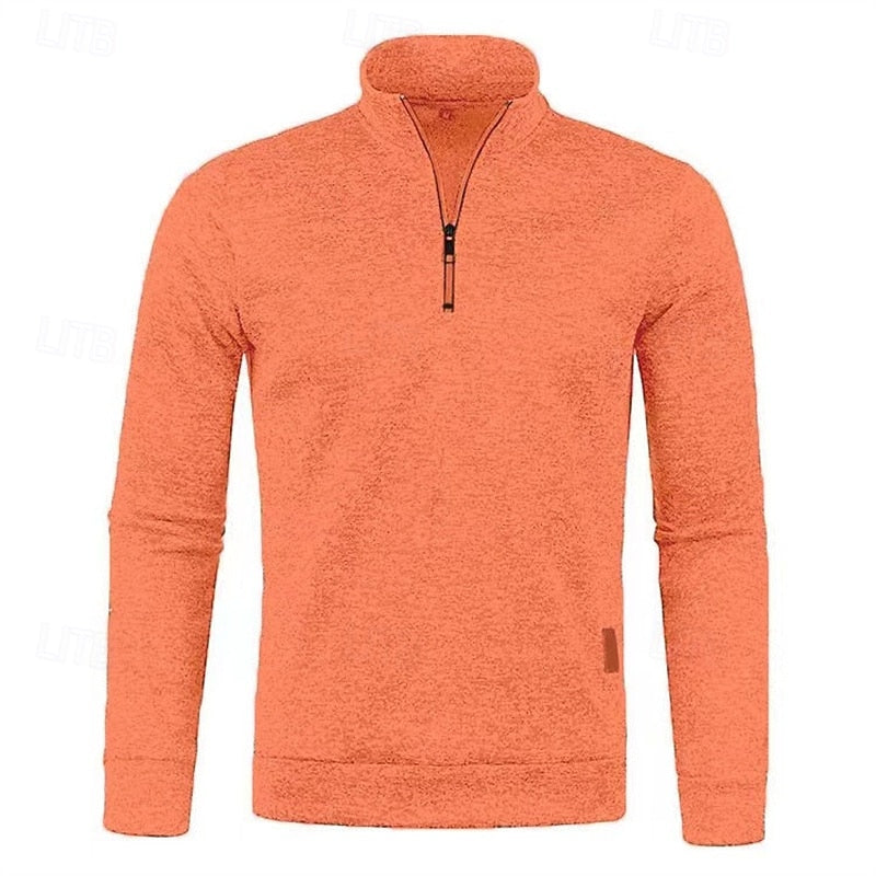 Percival™ | Men's Big and Tall Quarter Zip Pullover Sweater