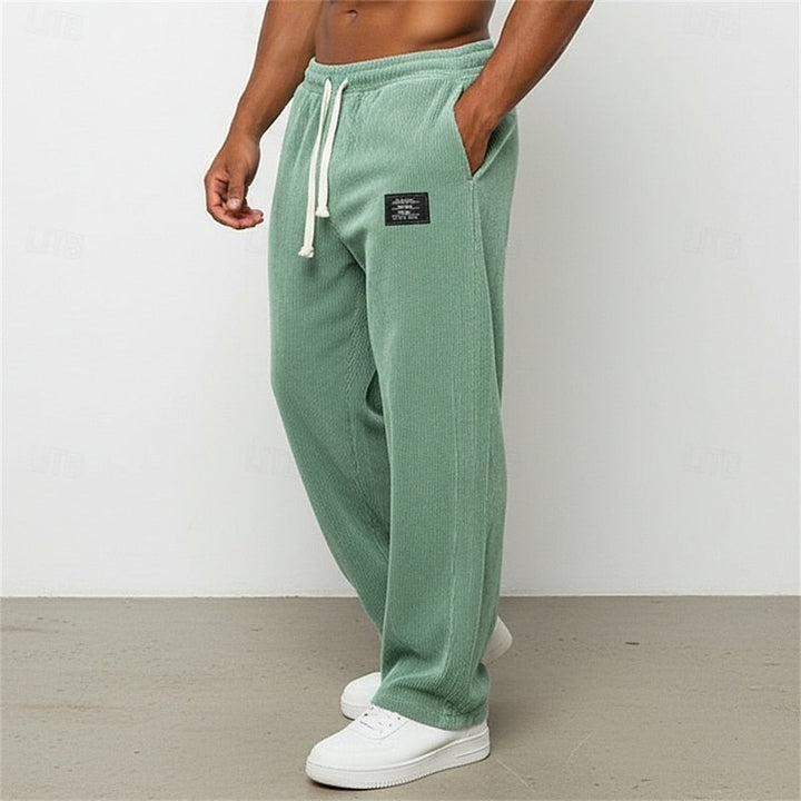 Alden™ | Men's Relaxed Straight Leg Pants with Drawstring Waist