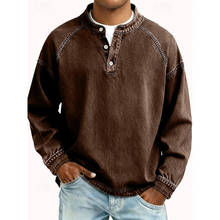 Channing™ | Men's Washed Raglan Henley Shirt